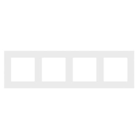 Simon 55 Line jasnoszary - ramka poczwórna TR4/114