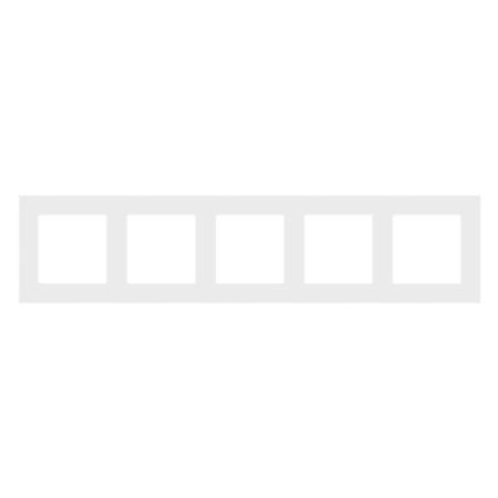 Simon 55 Line jasnoszary - ramka pięciokrotna TR5/114