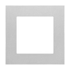 Simon 55 Line aluminium mat - ramka pojedyncza TR1/143