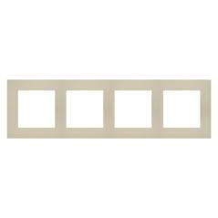 Simon 55 Line szampański mat - ramka poczwórna TR4/144