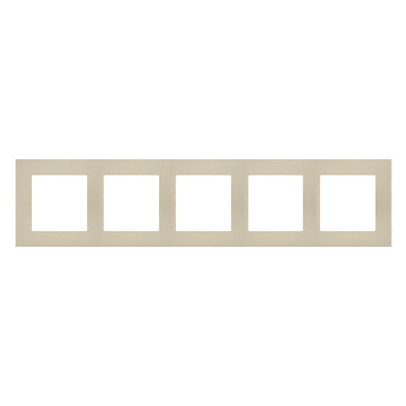 Simon 55 Line szampański mat - ramka pięciokrotna TR5/144