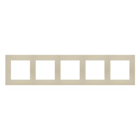 Simon 55 Line szampański mat - ramka pięciokrotna TR5/144