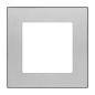 Simon 55 Duo aluminium/grafit - ramka pojedyncza TRD1.149/143