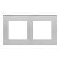 Simon 55 Duo aluminium/grafit - ramka podwójna TRD2.149/143
