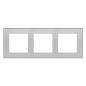 Simon 55 Duo aluminium/grafit - ramka potrójna TRD3.149/143