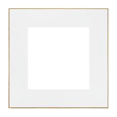 Simon 55 Duo biały/złoty - ramka pojedyncza TRD1.166/111