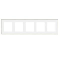 Simon 55 Duo biały/złoty - ramka pięciokrotna TRD5.166/111