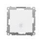 Simon 55 biały - łącznik jednobiegunowy z podświetleniem 10AX TW1L.01/111