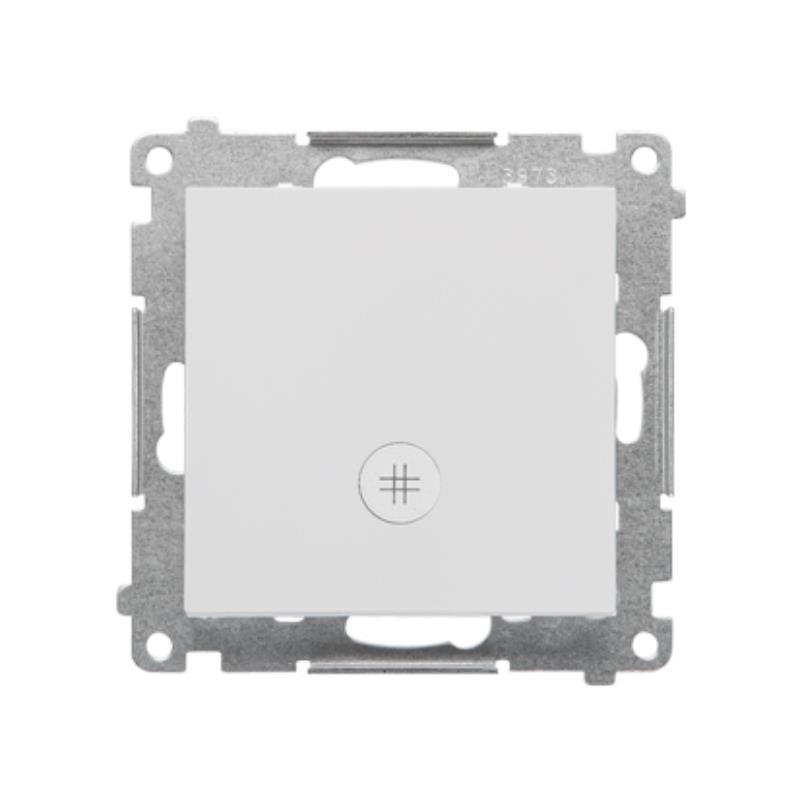 Simon 55 biały - łącznik krzyżowy z podświetleniem 10AX TW7L.01/111