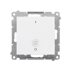 Simon 55 biały - łącznik dwubiegunowy z podświetleniem 10AX TW2L.01/111