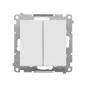 Simon 55 biały - łącznik podwójny schodowy bez piktogramu 10AX TW6/2.01/X/111 Simon 55 biały - łącznik podwójny schodowy bez piktogramu 10AX TW6/2.01/X/111