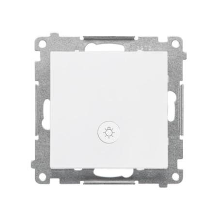 Simon 55 biały - przycisk światło z podświetleniem 10AX TS1L.01/111