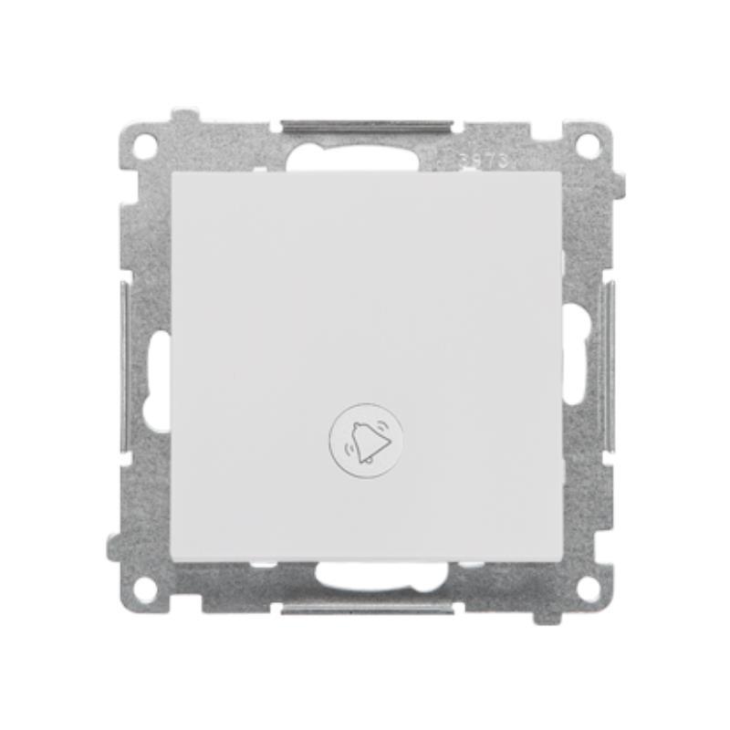 Simon 55 biały - przycisk dzwonek z podświetleniem 10AX TD1L.01/111