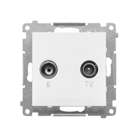 Simon 55 biały - gniazdo antenowe R-TV zakończeniowe TAZ.01/111