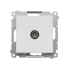 Simon 55 biały - gniazdo antenowe TV pojedyncze TAK1.01/111
