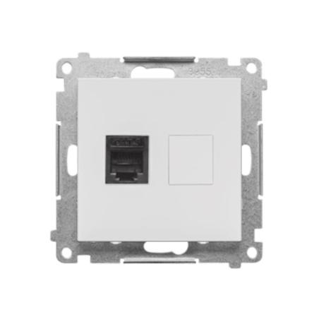 Simon 55 biały - gniazdo telefoniczne RJ12 pojedyncze TF1.01/111