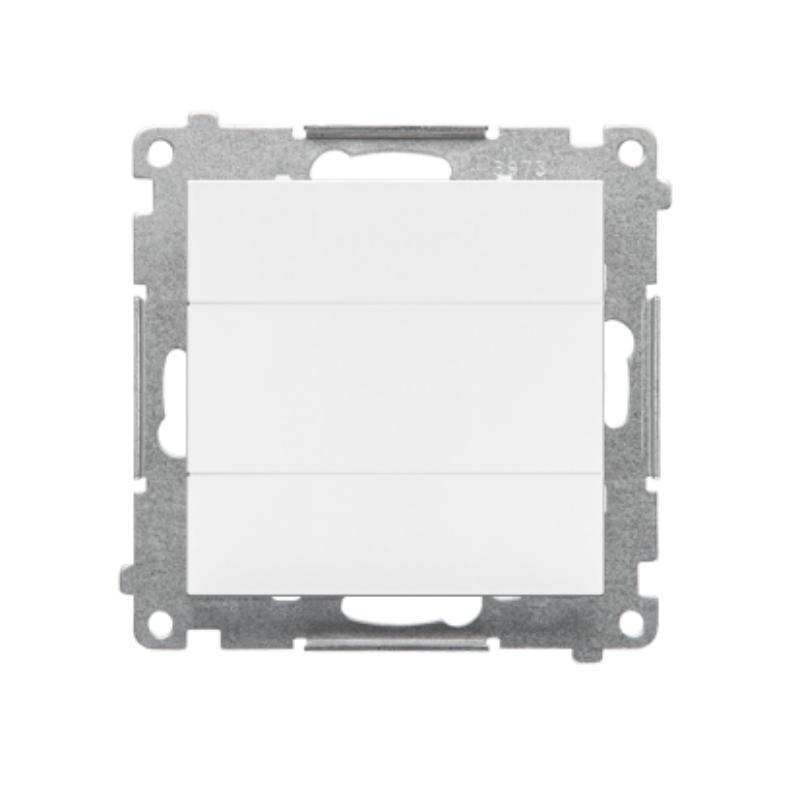 Simon 55 biały - zaślepka z ramką montażową TPS.01/111