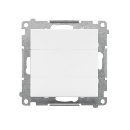 Simon 55 biały - zaślepka z ramką montażową TPS.01/111