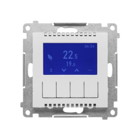 Simon 55 biały - regulator temperatury z wyświetlaczem TETD1A.01/111