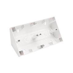 Simon 55 biały - puszka natynkowa narożna TPNR2/111