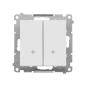 Simon 55 biały - łącznik krzyżowy podwójny 10AX TW7/2.01/111