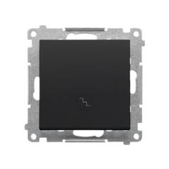 Simon 55 czarny - łącznik schodowy z podświetleniem 10AX TW6L.01/149