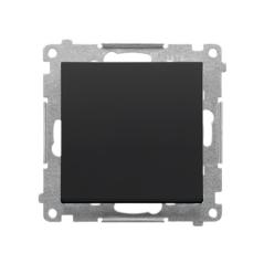 Simon 55 czarny - łącznik krzyżowy bez piktogramu 10AX TW7.01/X/149