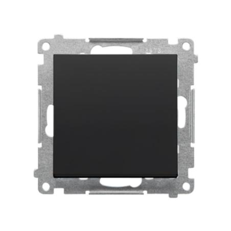 Simon 55 czarny - łącznik krzyżowy bez piktogramu 10AX TW7.01/X/149