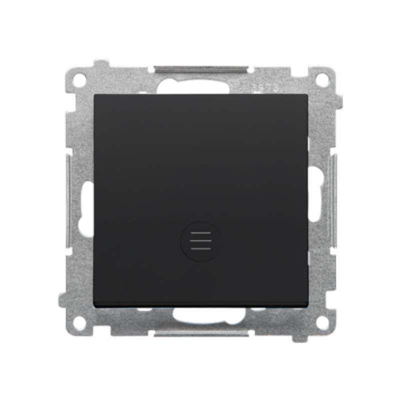 Simon 55 czarny - łącznik krzyżowy bez piktogramu z podświetleniem 10AX TW7L.01/X/149 Simon 55 czarny - łącznik krzyżowy bez piktogramu z podświetleniem 10AX TW7L.01/X/149