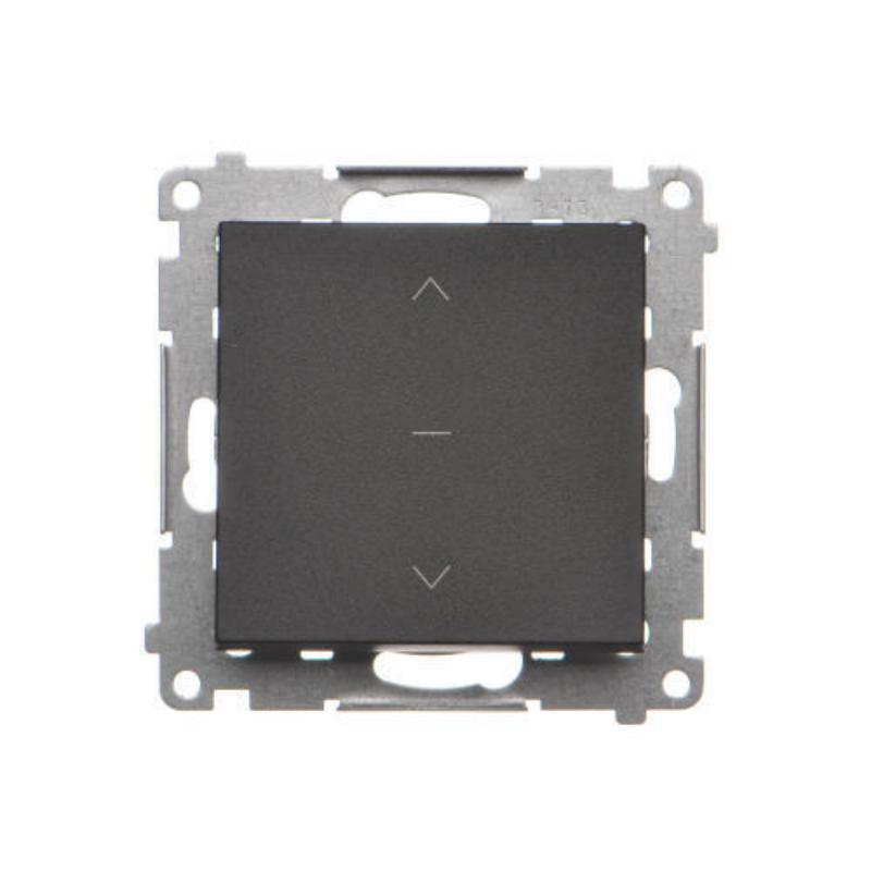 Simon 55 czarny - łącznik żaluzyjny trójpozycyjny 10AX TZW1K.01/149 Simon 55 czarny - łącznik żaluzyjny trójpozycyjny 10AX TZW1K.01/149