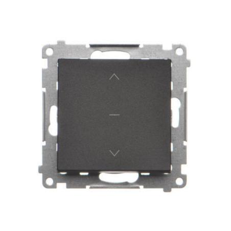 Simon 55 czarny - łącznik żaluzyjny trójpozycyjny 10AX TZW1K.01/149