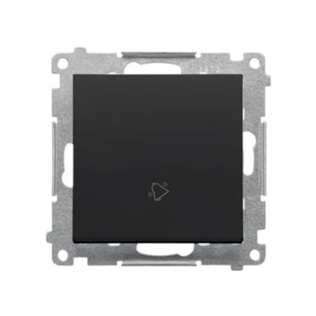 Simon 55 czarny - przycisk dzwonek 10AX TD1.01/149