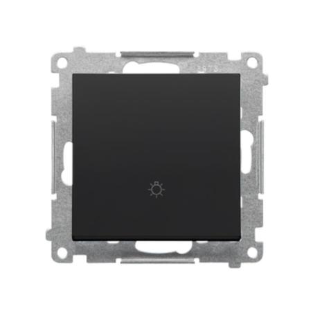 Simon 55 czarny - przycisk światło 10AX TS1.01/149