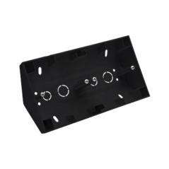 Simon 55 czarny - puszka natynkowa narożna TPNR2/149