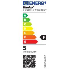 Żarówka LED S GU10 4,7W RGBCCT Kanlux
