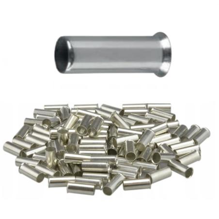 Końcówka tulejkowa nieizolowana 1/8 (100 szt.)