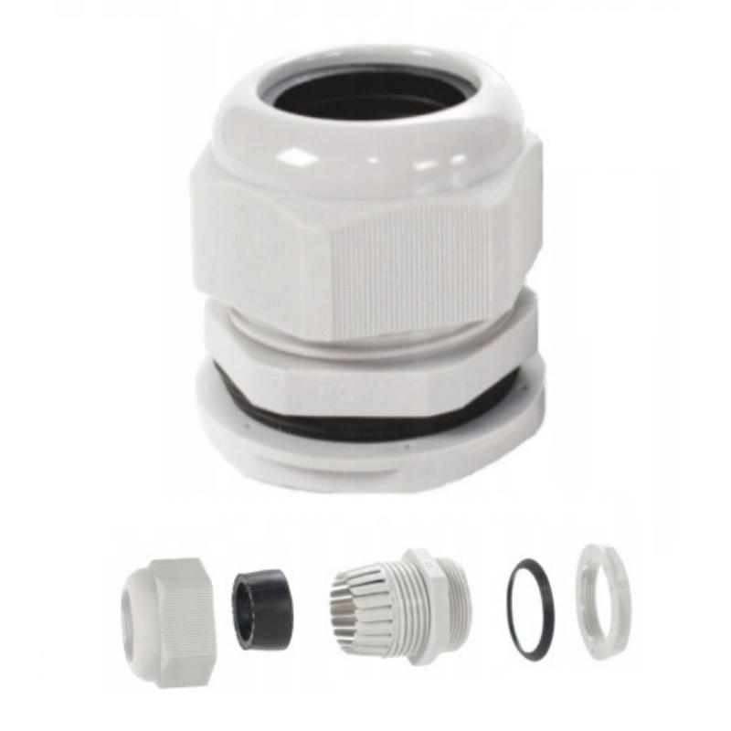 Dławik kablowy z gwintem metrycznym MG-50 jasnoszary