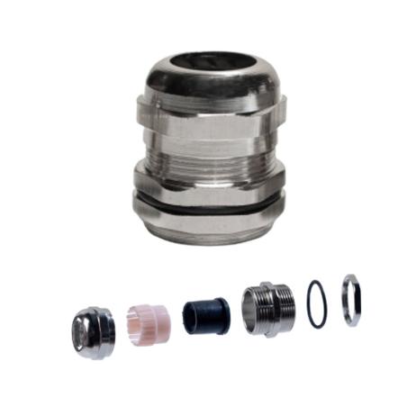 Dławik kablowy metalowy mosiężny z gwintem PG MPG-9