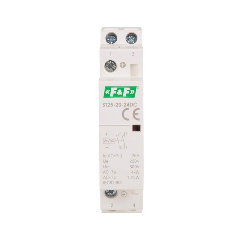 Stycznik modułowy 25A 2NO - ST25-20 24V DC
