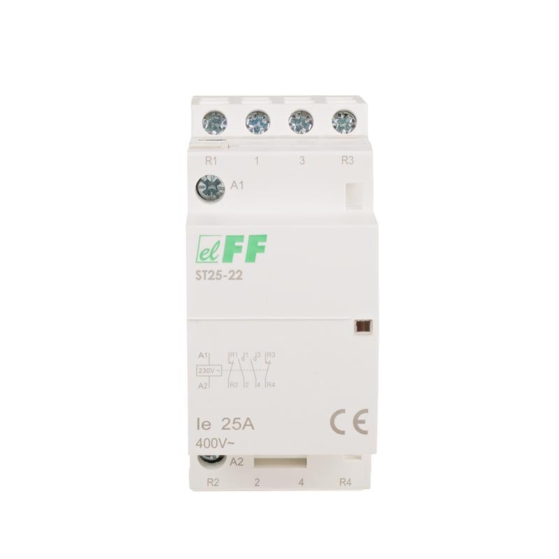 Stycznik modułowy 25A 2NO+2NC - ST25-22 230V
