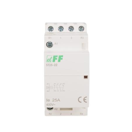 Stycznik modułowy 25A 2NO+2NC - ST25-22 230V