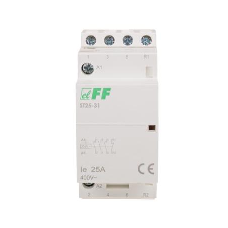 Stycznik modułowy 25A 3NO+1NC - ST25-31 230V