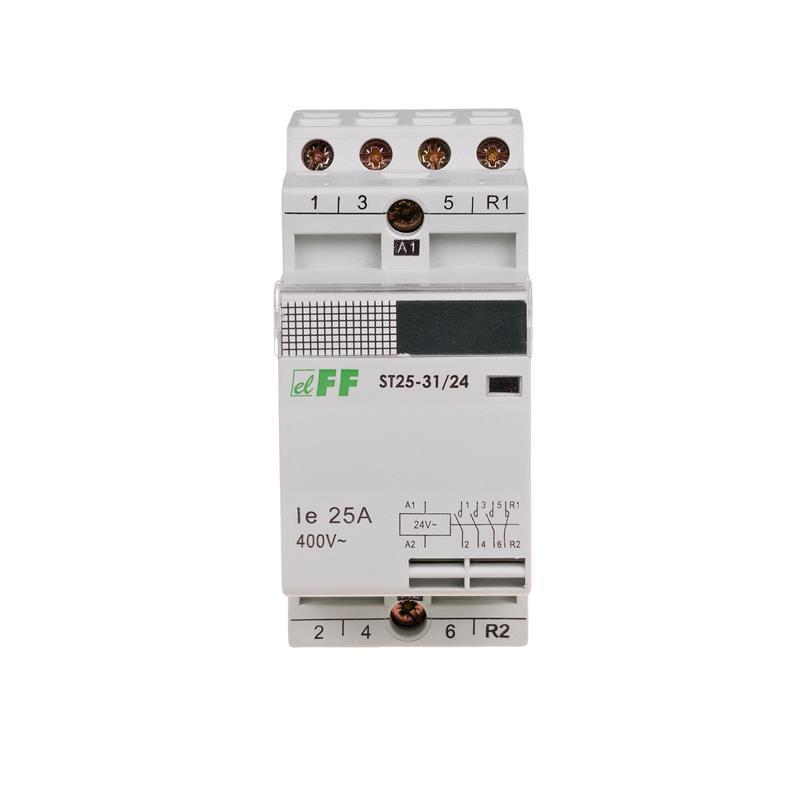 Stycznik modułowy 25A 3NO+1NC - ST25-31 24V