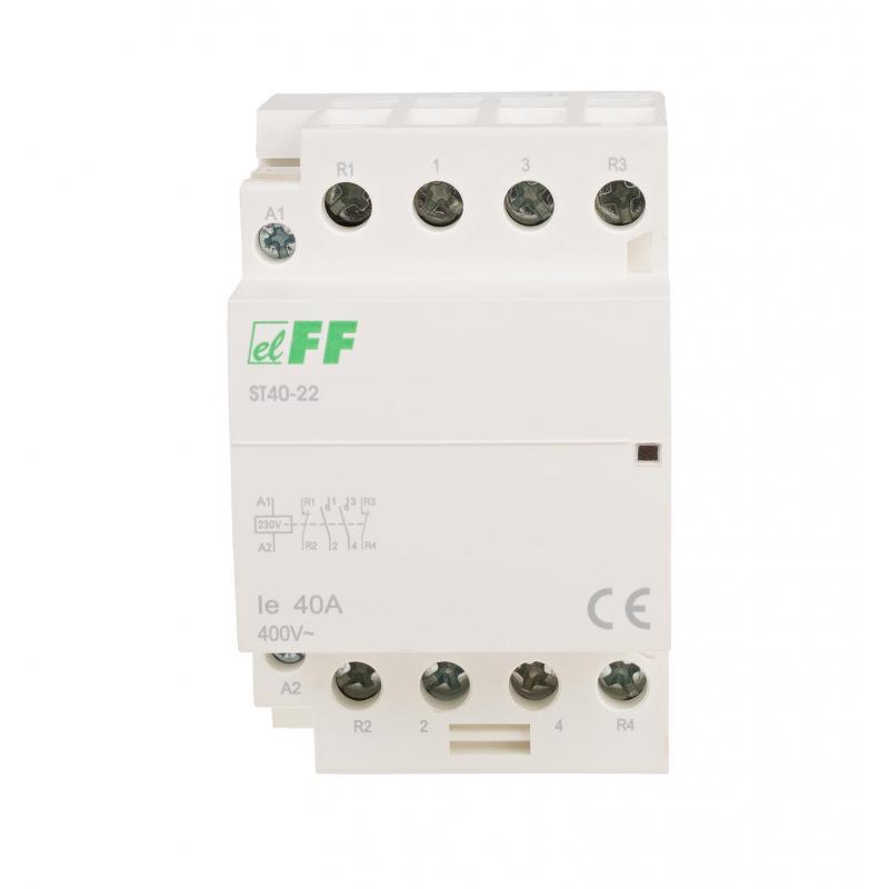 Stycznik modułowy 40A 2NO+2NC - ST40-22 230V