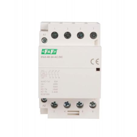Stycznik modułowy 63A 4NO - ST63-40 24V AC/DC