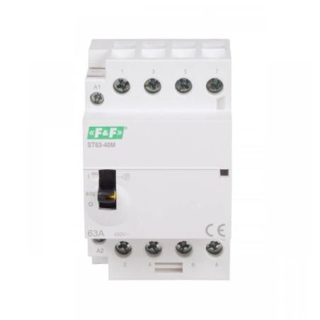 Stycznik modułowy 63A 4NO - ST63-40-M 250V