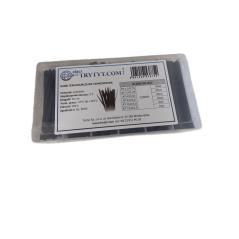 Zestaw rurek termokurczliwych, czarne (100 szt) RT-BOX100-10CZ Trytyt