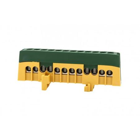 Listwa ochronna ZPI 12-modułowa (12x16mm2) IP20 AL/CU - niebieska F2.0392