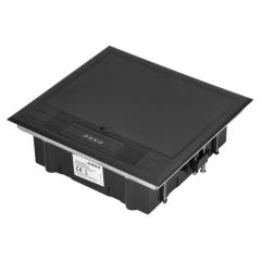 Puszka podłogowa na gniazda modułowe 6 x 45x45mm lub 12 x 22,5x45mm