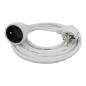 Przedłużacz 1 gniazdo 3m z/u 3x1.5mm2 biały
